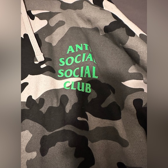 ANTI SOCIAL SOCIAL CLUB SNOW CAMO HOODIE - Picture 3 of 6